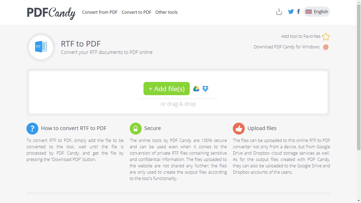 pdfcandy rtf to pdf converter