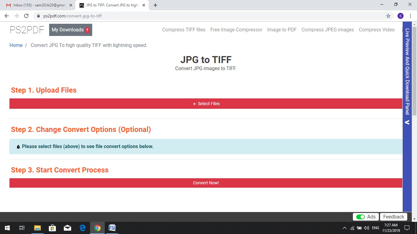 ps2pdf jpg to tiff converter