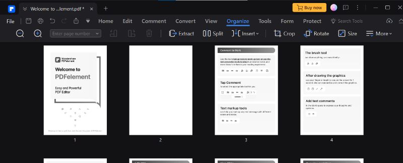 blank page added to pdf file